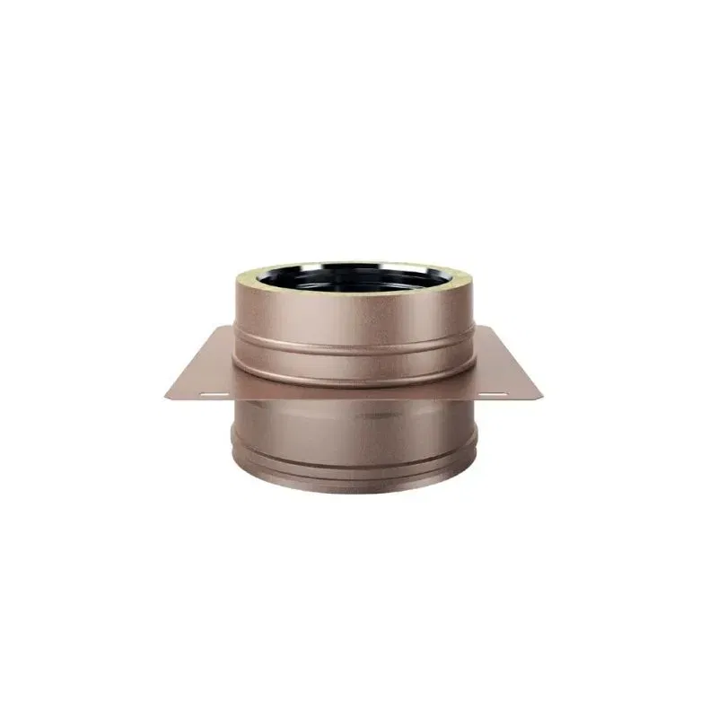 Intermediate plate supporting double wall flue ISO25 RUSTY De