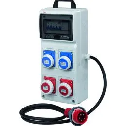 Quadro distribuzione elettrica cantiere 2242 220-380V