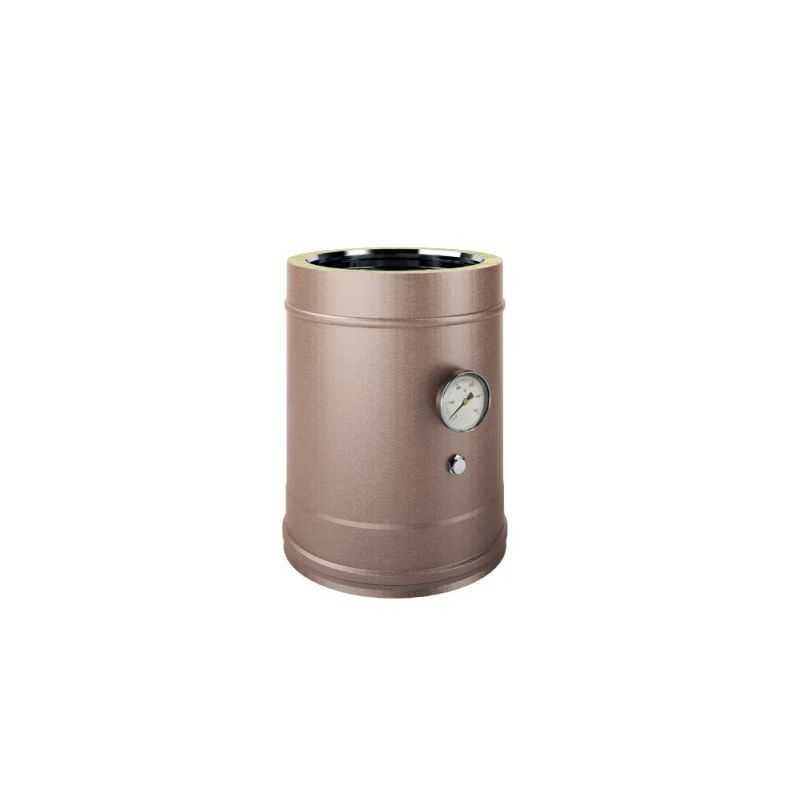 RUSTY De Marinis double wall flue ISO25 smoke and temperature