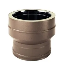 Single-double flue double wall junction ISO25 RUSTY De Marinis