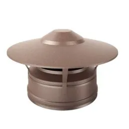 Chinese hat for double wall flue ISO25 RUSTY De Marinis