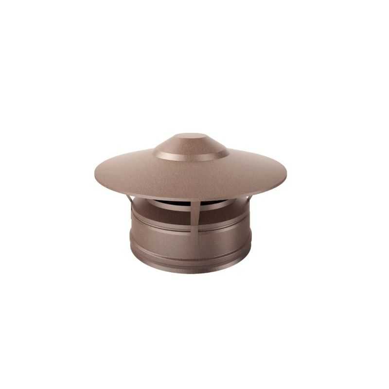 Cappello terminale parapioggia K2RCU ISO25 RUSTY Canna fumaria