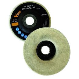 Felt disc to finish diam. 115mm VIGOR