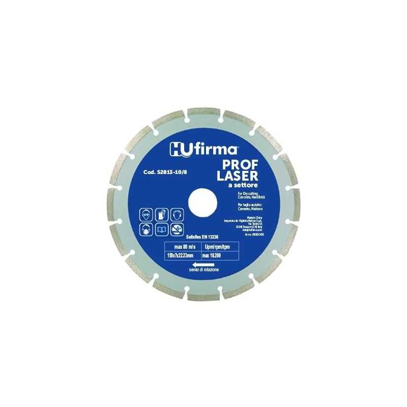 Diamond blade HU-Firma a SECTOR Prof-LAS d.150 for grooving