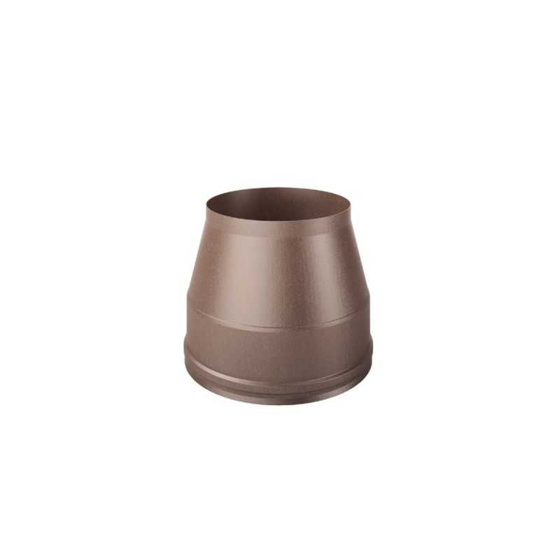 Cappello terminale conico K2TO ISO25 RUSTY Canna fumaria doppia