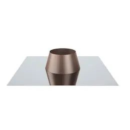 Faldale for flat roofs double wall flue ISO25 RUSTY De Marinis