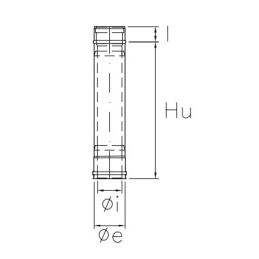 0.5 meter tube CUSCT2 CONDEX PPL / COPPER