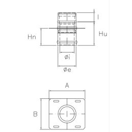 Intermediate support plate CONDEX PPL / COPPER CUSHIONS