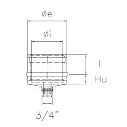 Condensate drain plug CUSCTS CONDEX PPL / COPPER