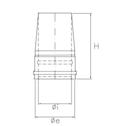 Truncated conical hat. CONDEX CUSCTO PPL / COPPER