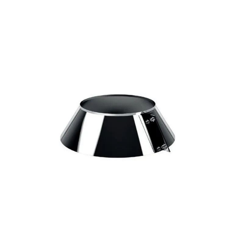Flue flashing for stainless steel roof passage element