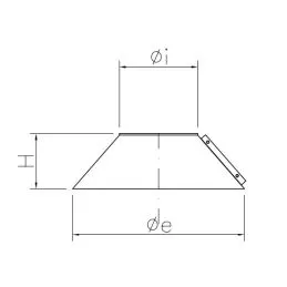 Flue flashing for Copper roof passage element