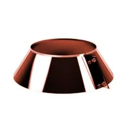 Flue flashing for Copper roof passage element
