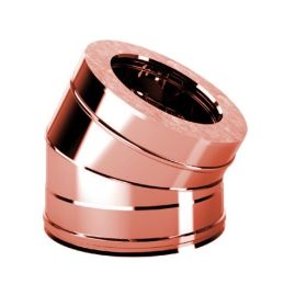 Curve 30 ° R5C3 ISO50 Copper Double wall flue