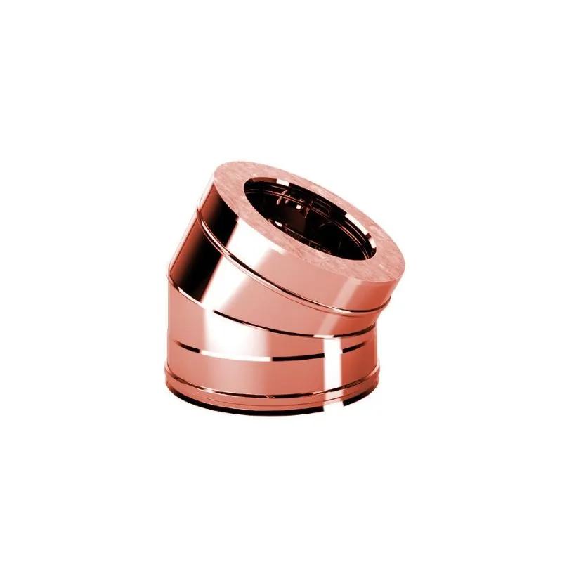 Curve 30 ° R5C3 ISO50 Copper Double wall flue Curve 30 ° R5C3 ISO50 Copper Double wall flue