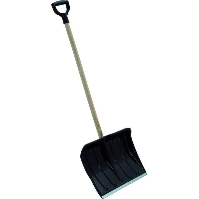 Snow shovel VIGOR snow pusher reinforced with short handle