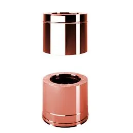 Telescopic tube L cm 34.5 / cm 26 R5ET ISO50 Copper Double wall