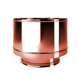 Cappello terminale antintemperie R5AR ISO50 Rame Canna fumaria