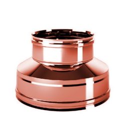 Double-mono junction R5RCU ISO50 Copper Double wall flue