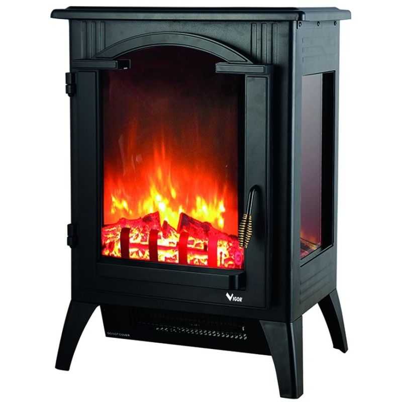 Electric fireplace stove VIGOR VATRA 2000W