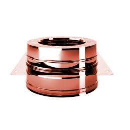 Intermediate support plate R5Pi ISO50 Copper Double wall flue