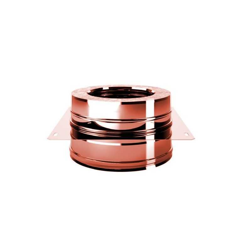 Intermediate support plate R5Pi ISO50 Copper Double wall flue