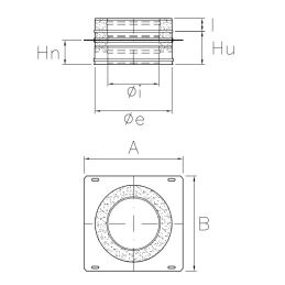 Intermediate support plate R5Pi ISO50 Copper Double wall flue