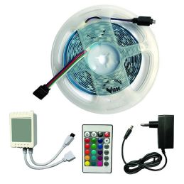 Striscia LED multicolore RGB 3 metri 180 LED 12V VIGOR