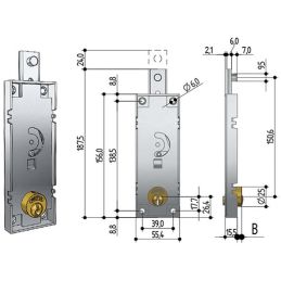 PREFER B511 up-and-over shutter lock