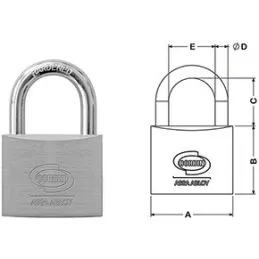 Lucchetto ARCO inox cromato Corbin MARINE PL120