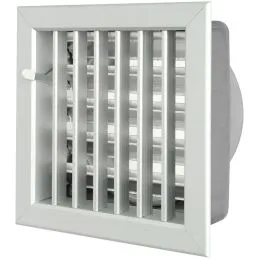 Bocchetta ventilazione per camini in alluminio 180x180