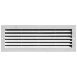 Rectangular plastic ventilation grille 370x130