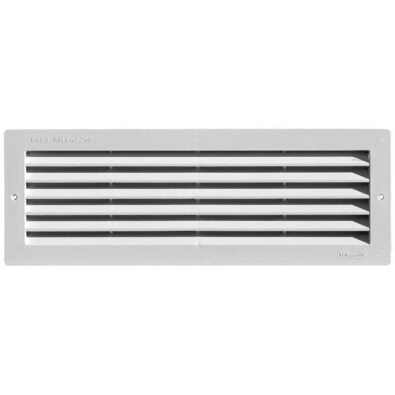 Rectangular plastic ventilation grille 370x130