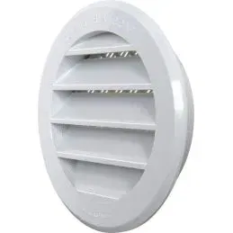 Round plastic built-in ventilation grille