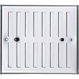 Griglia ventilazione in alluminio regolabile 190x168