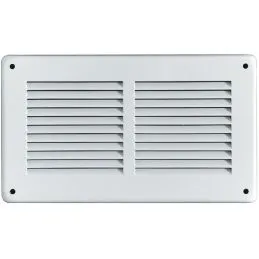 Griglia ventilazione in lamiera 240X140 bianco