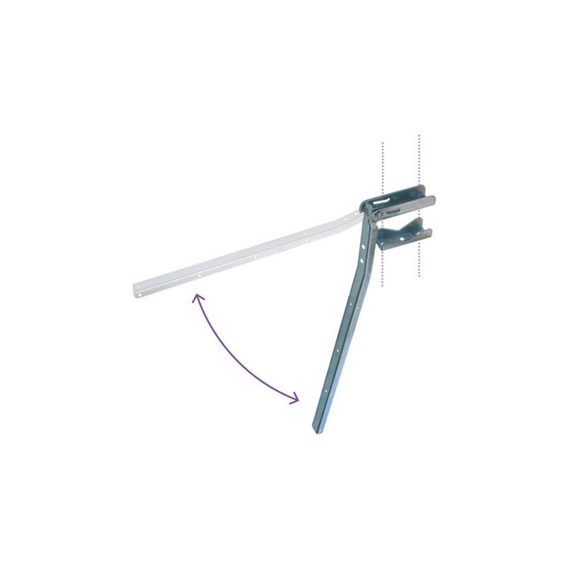 ZB070 folding outdoor clothesline supports (pair)