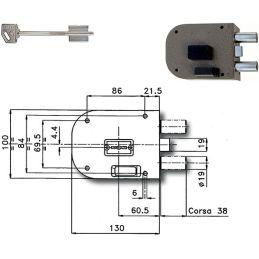 Lock apply CR 1850 Dual Map key