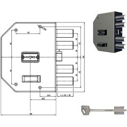 Lock apply CR 2050 Dual Map key