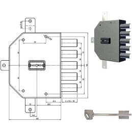 Lock apply CR 2300 Dual Map key