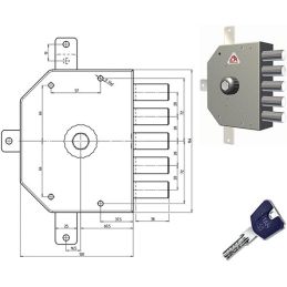 Lock apply CR 3300 K55 key