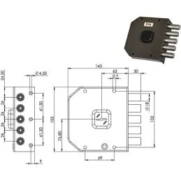 MOIA A412 security lock (Antonioli / Auno Formula 112 Lateral)