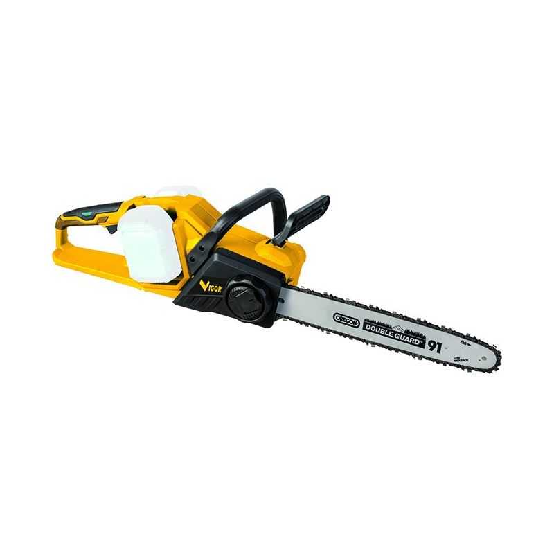 Electric chain saw VIGOR V-E40B/L 350mm (without BATTERY)