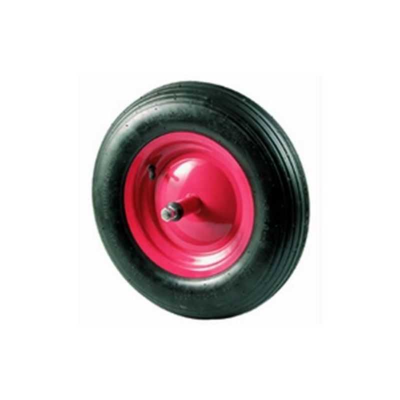 Wheel for hand wheelbarrow pin l 17 cm Pneumatic