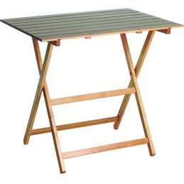 PRINCE Tavolo da giardino pieghevole in legno Vigor 60X80X72CM