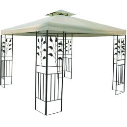 Wrought iron gazebo 300x300x270h VIGOR DEKOR