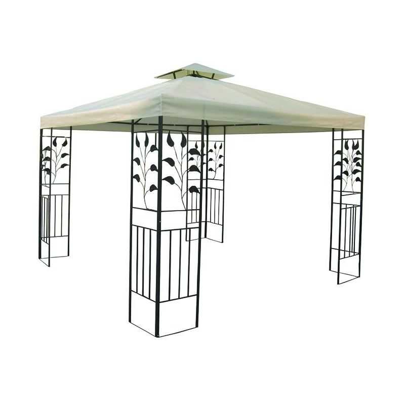 Wrought iron gazebo 300x300x270h VIGOR DEKOR