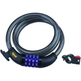 Lucchetto a combinazione per bici VIGOR a spirale 10x1000mm