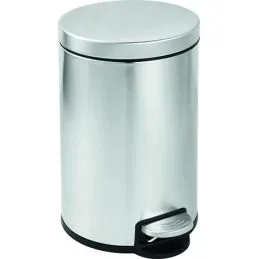 Pattumiera poubelle a pedale INOX lt.12