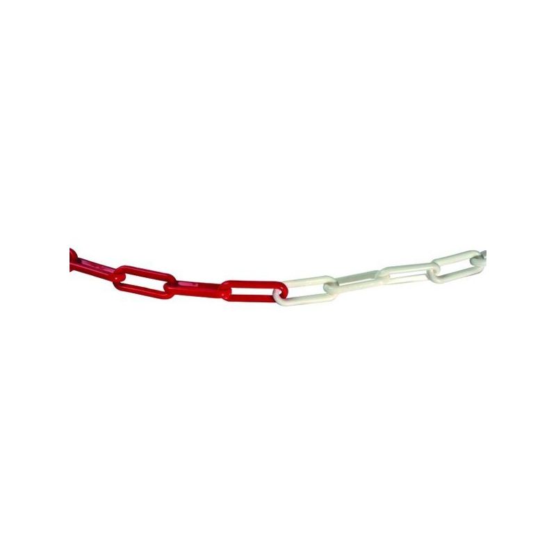 Two-tone white/red plastic chain 8X29X49 (mt.25)